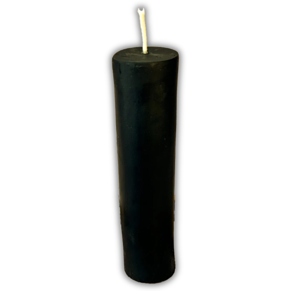 Black Beeswax Vigil Candle