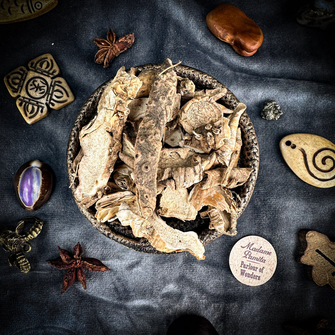 Queen Elizabeth Root - Three Slices - Organic for love magic