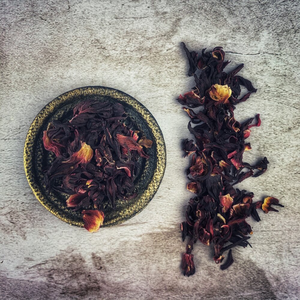 Organic hibiscus flower for sensual love spells and beauty magic