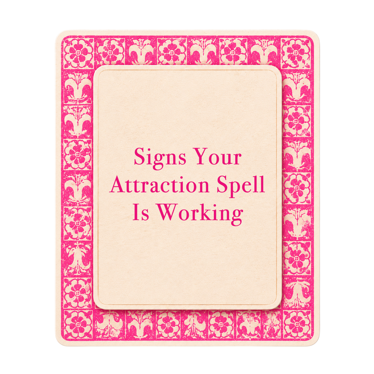 Signs Your Attraction Spell Is Working – The Love Witch