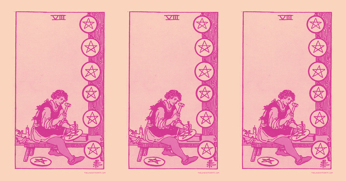 What Does the Eight of Pentacles Mean in a Love Reading
