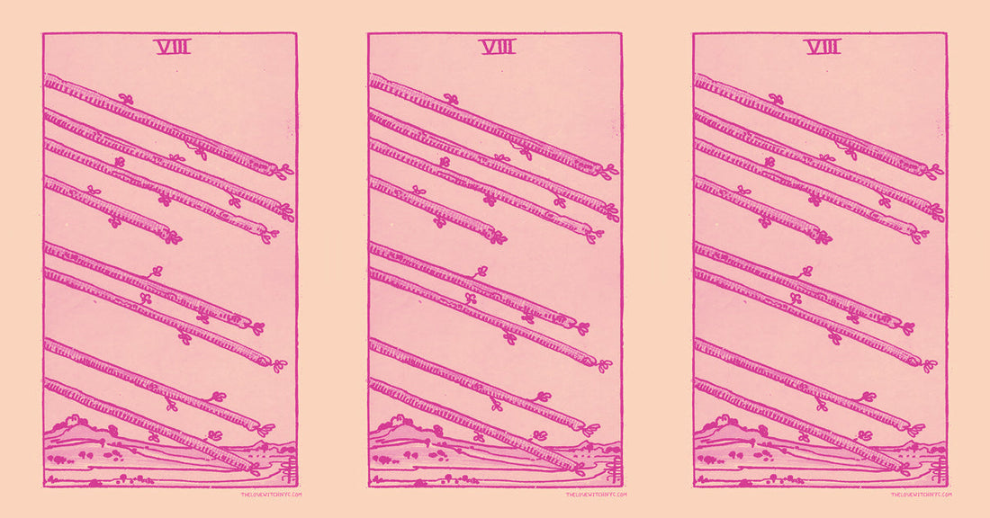 What Does the Eight of Wands Mean in a Love Reading
