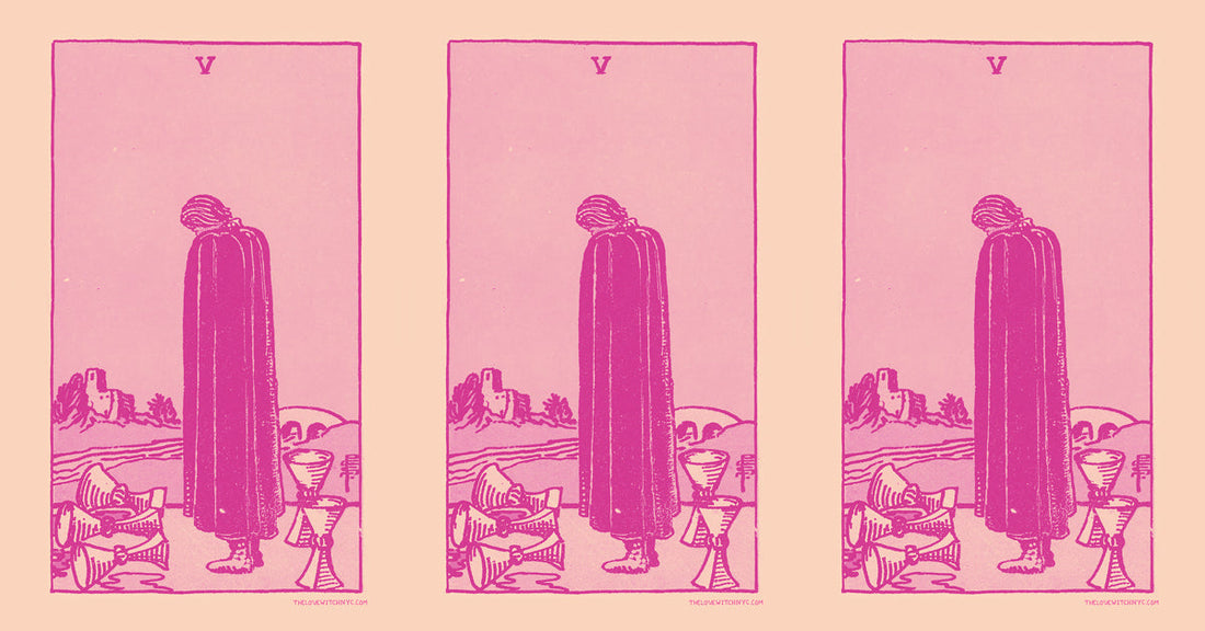 What Does the Five of Cups Mean in a Love Reading
