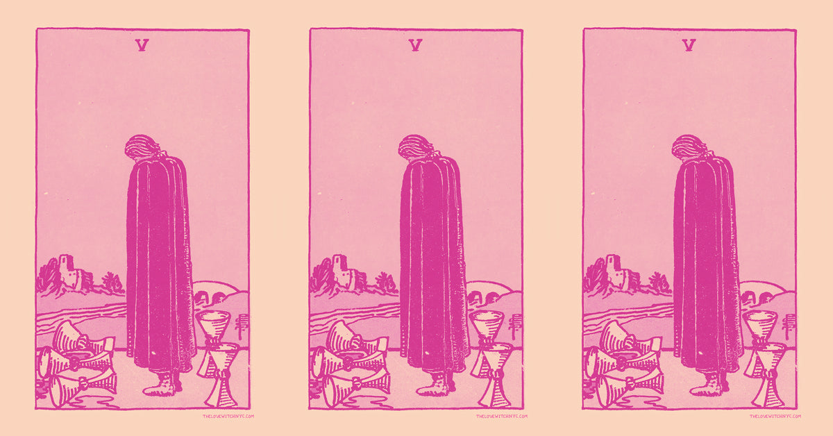 What Does the Five of Cups Mean in a Love Reading