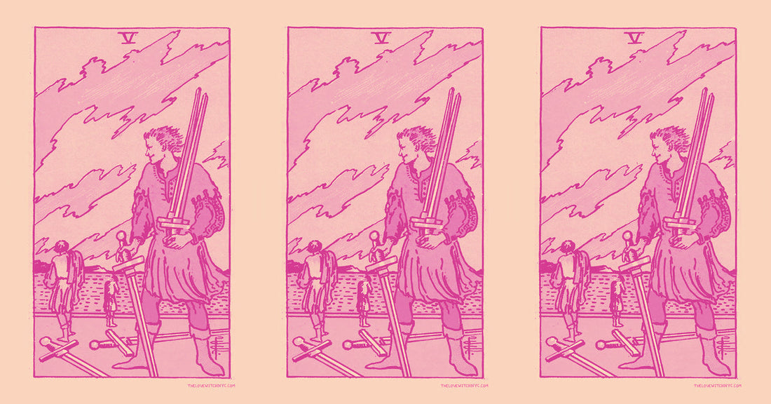 What Does the Five of Swords Mean in a Love Reading