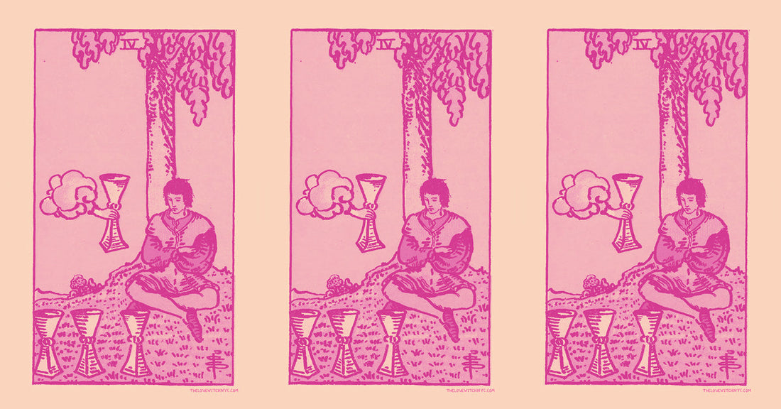 What Does the Four of Cups Mean in a Love Reading