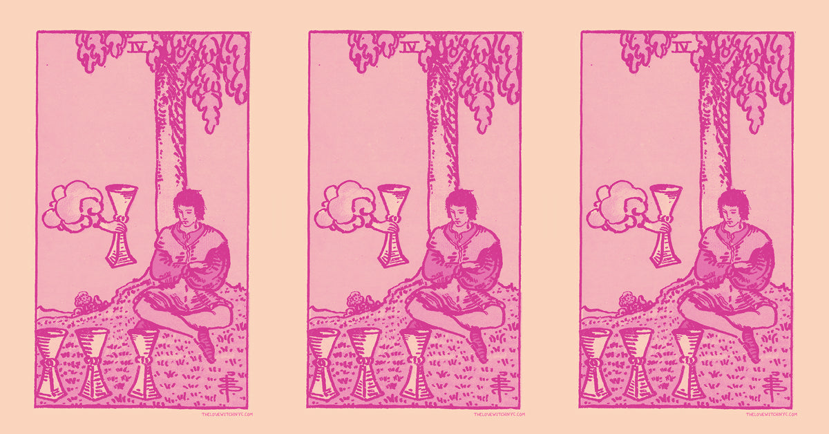What Does the Four of Cups Mean in a Love Reading