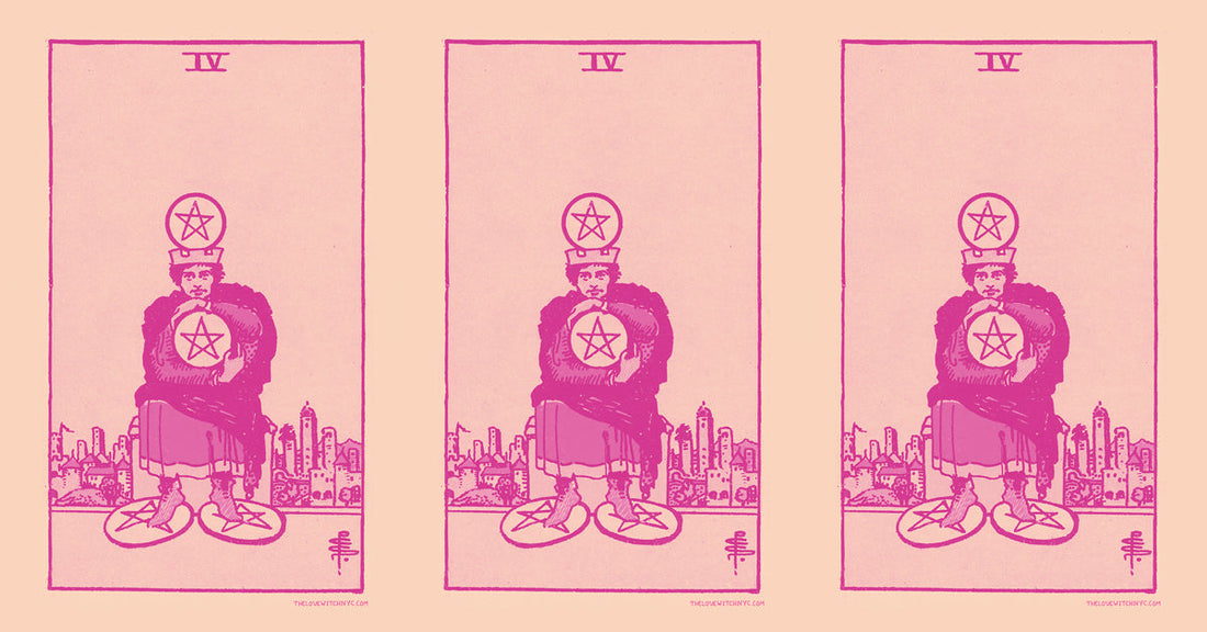 What Does the Four of Pentacles Mean in a Love Reading