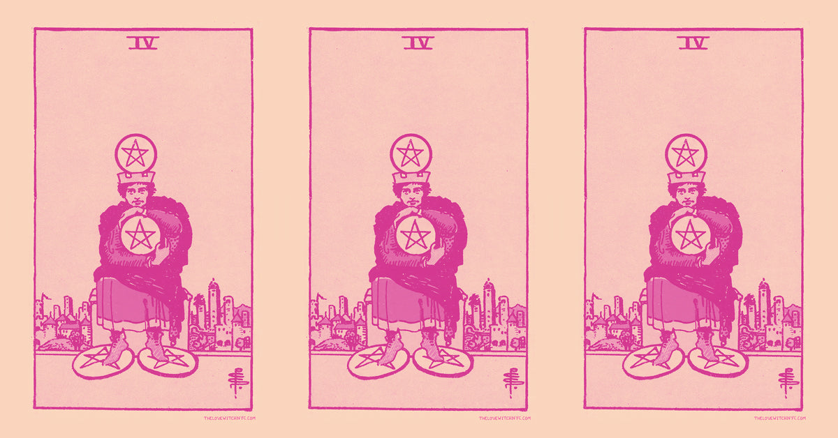 What Does the Four of Pentacles Mean in a Love Reading