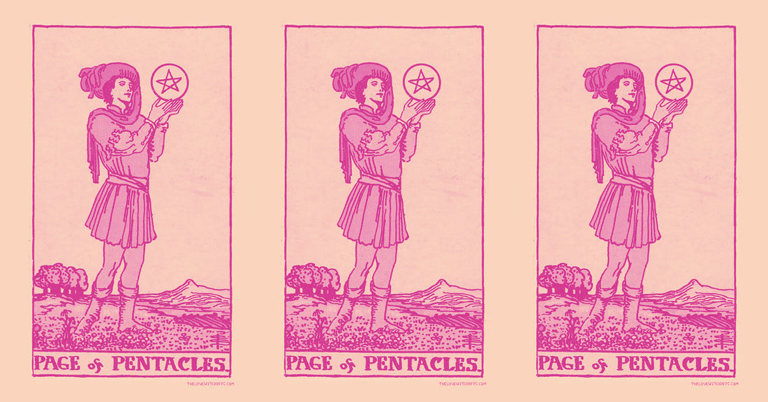 What Does the Page of Pentacles Mean in a Love Reading