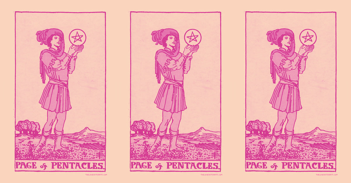 What Does the Page of Pentacles Mean in a Love Reading
