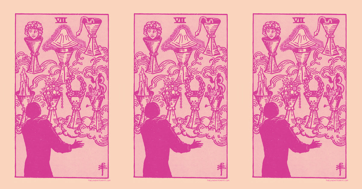 What Does the Seven of Cups Mean in a Love Reading