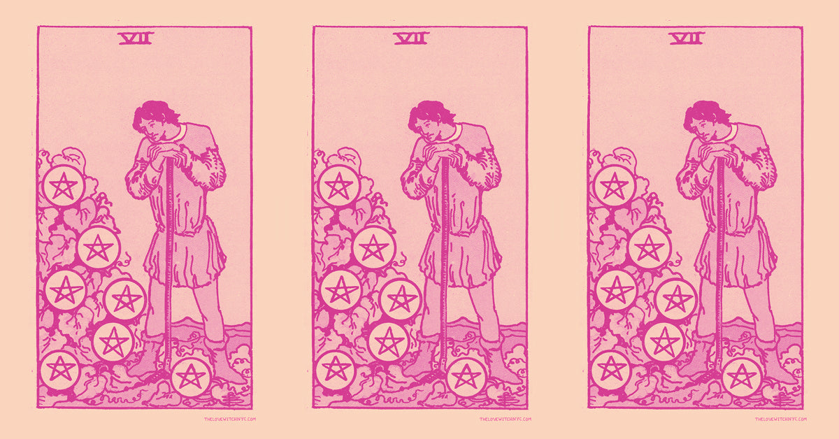 What Does the Seven of Pentacles Mean in a Love Reading