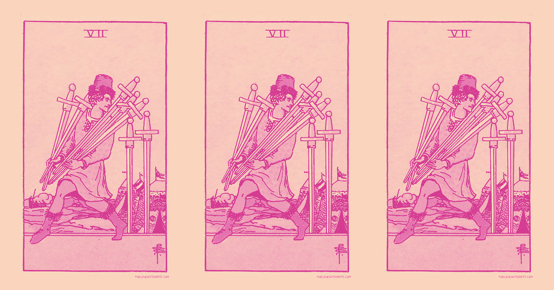 What Does the Seven of Swords Mean in a Love Reading