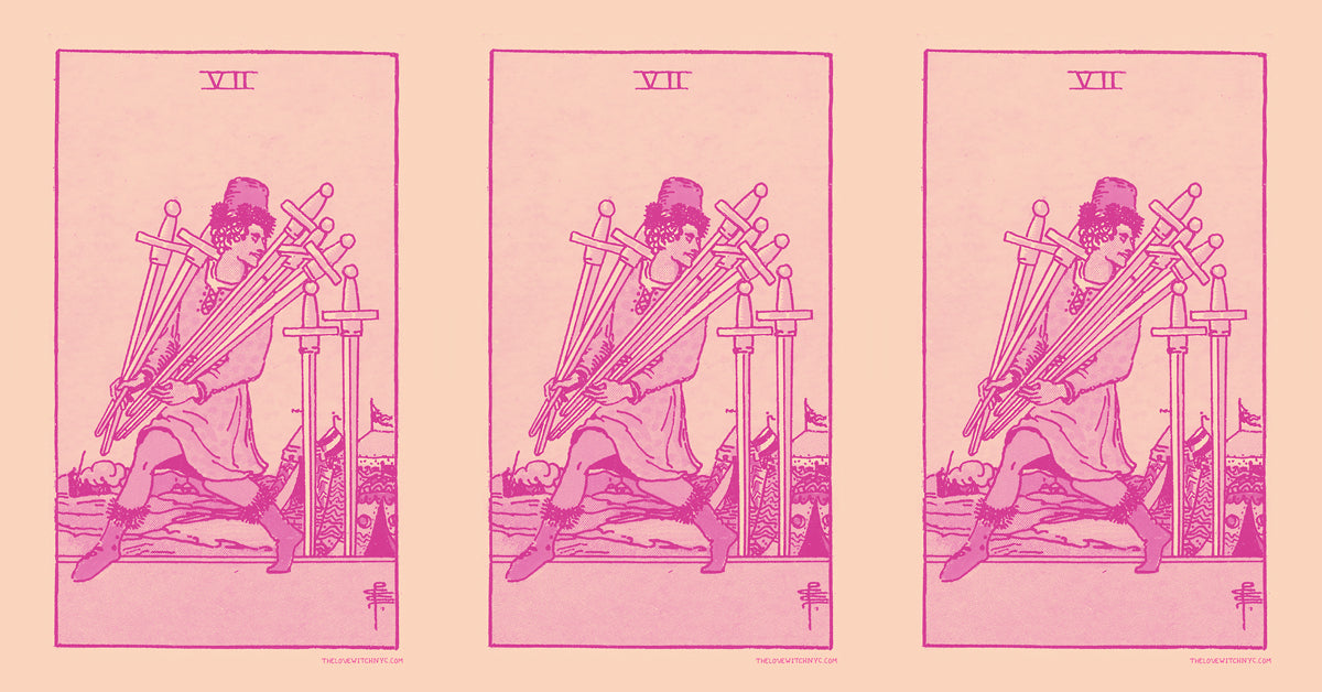 What Does the Seven of Swords Mean in a Love Reading