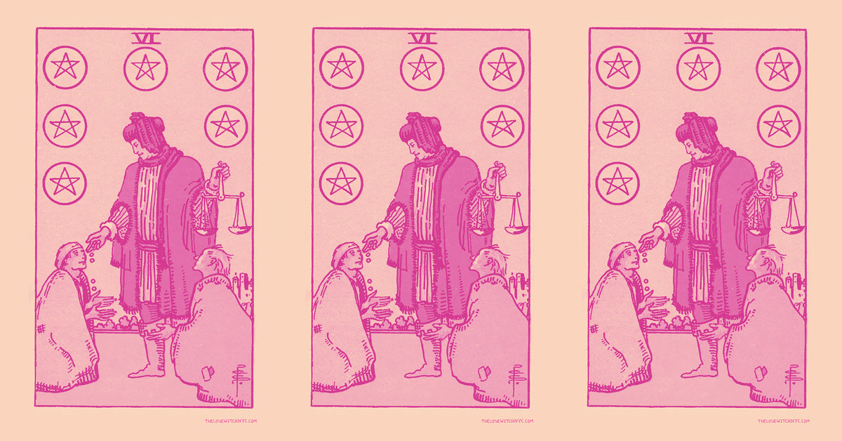 What Does the Six of Pentacles Mean in a Love Reading