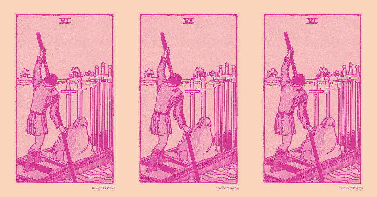 What Does the Six of Swords Mean in a Love Reading