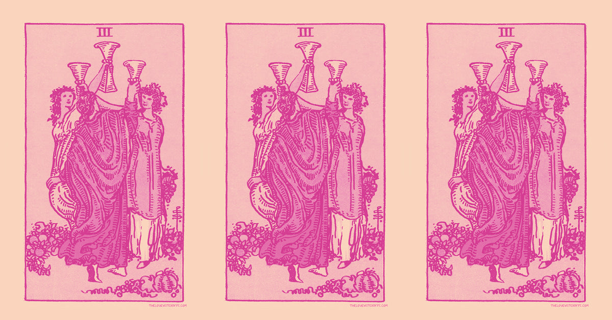 What Does the Three of Cups Mean in a Love Reading