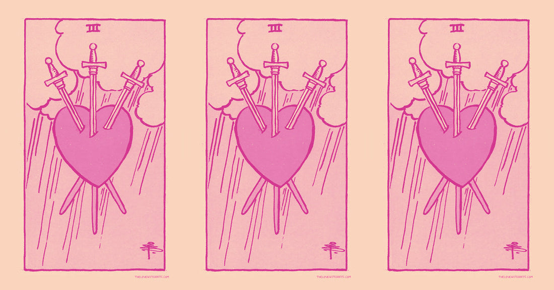 What Does the Three of Swords Mean in a Love Reading