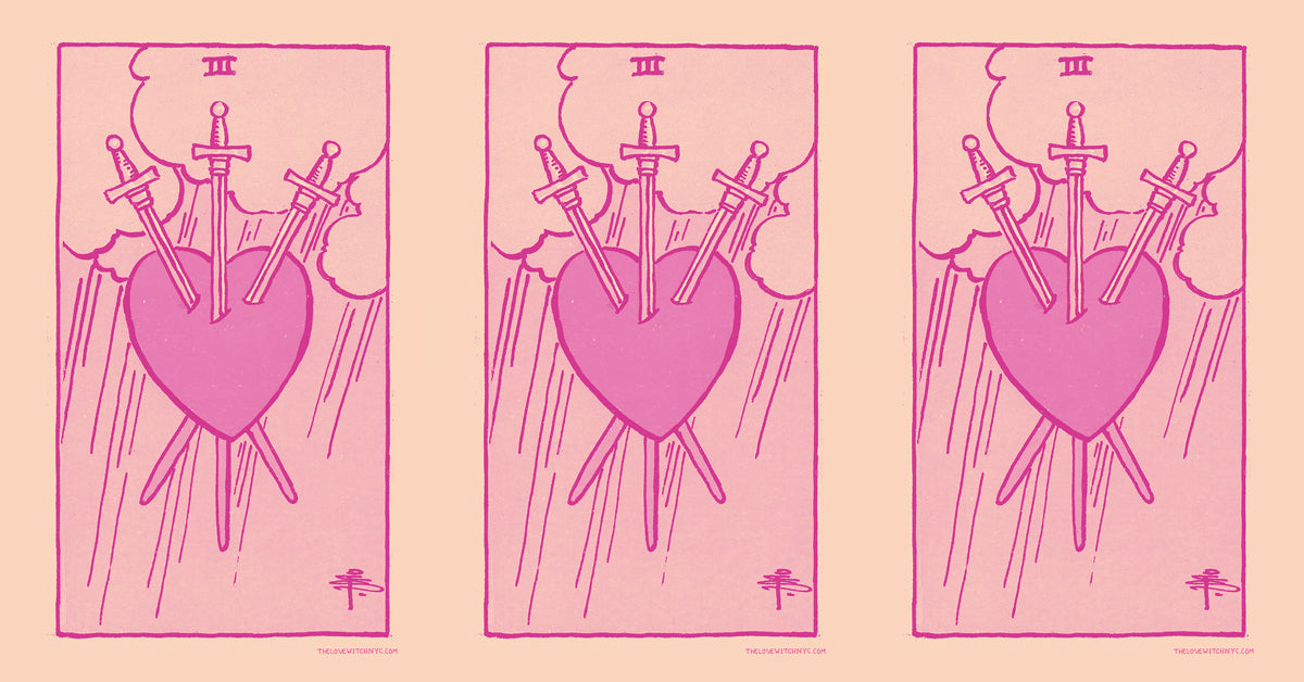 What Does the Three of Swords Mean in a Love Reading