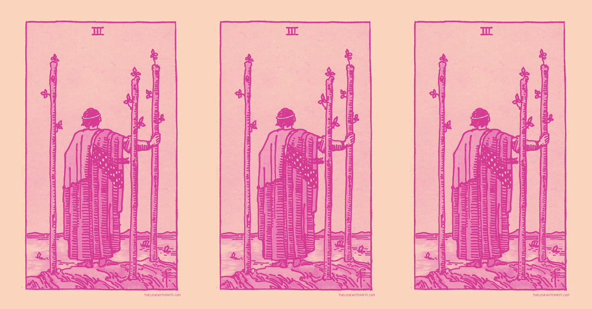 What Does the Three of Wands Mean in a Love Reading