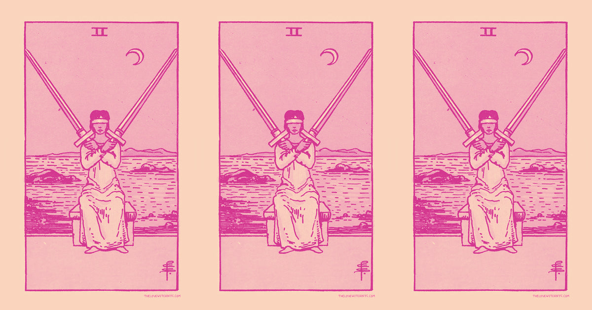 What Does the Two of Swords Mean in a Love Reading