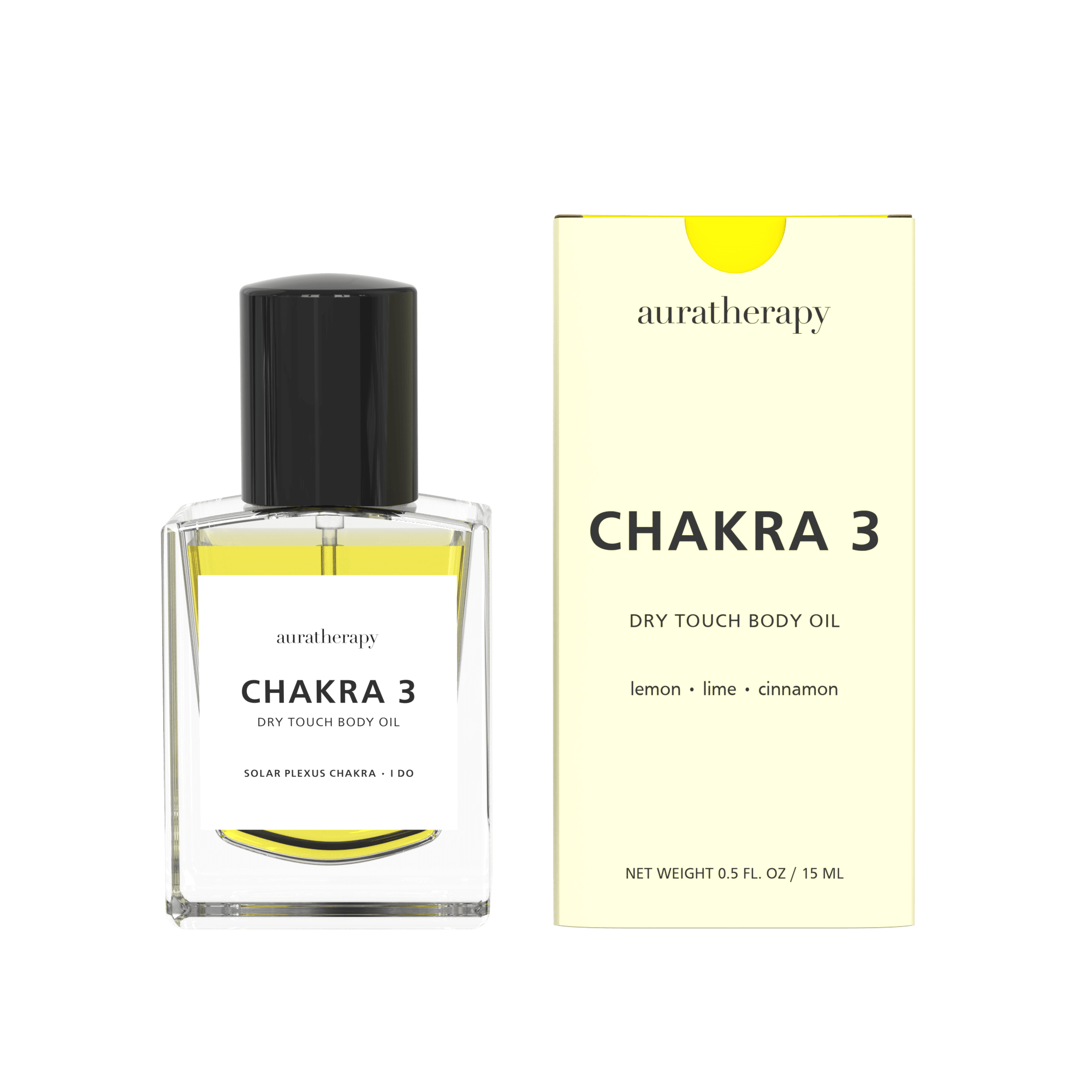 Chakra 3 - Solar Plexus Dry Touch Healing Body Oil