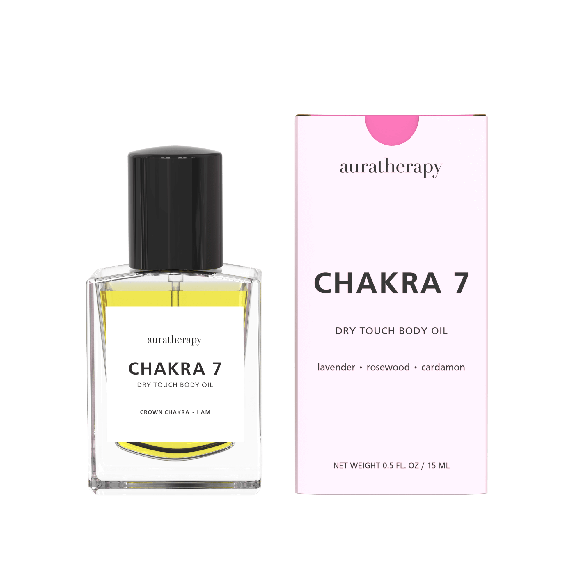 Chakra 7 - Crown Chakra Dry Touch Healing Body Oil