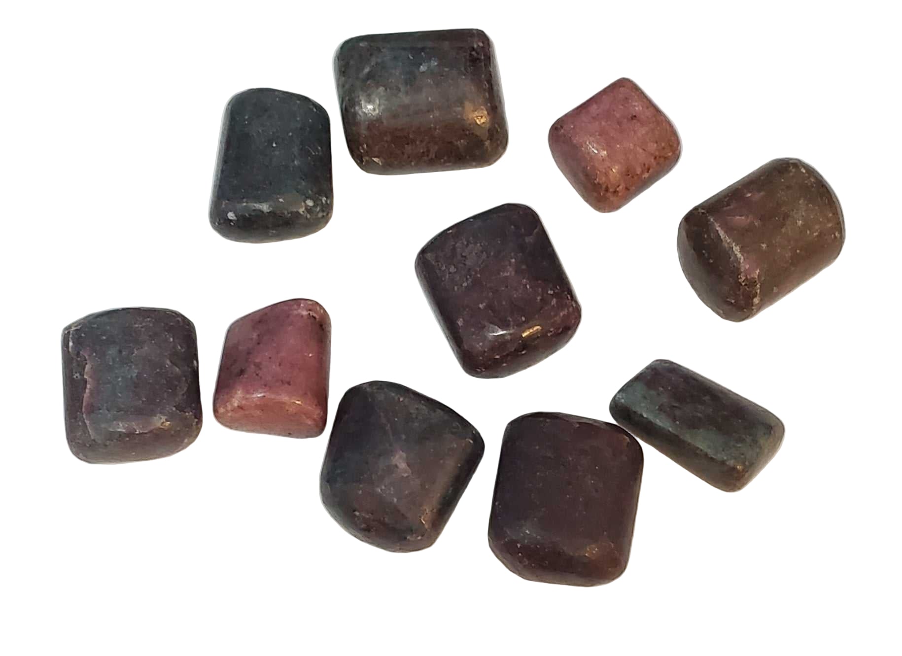 Ruby with Blue Kyanite Tumbled Pocket Stone