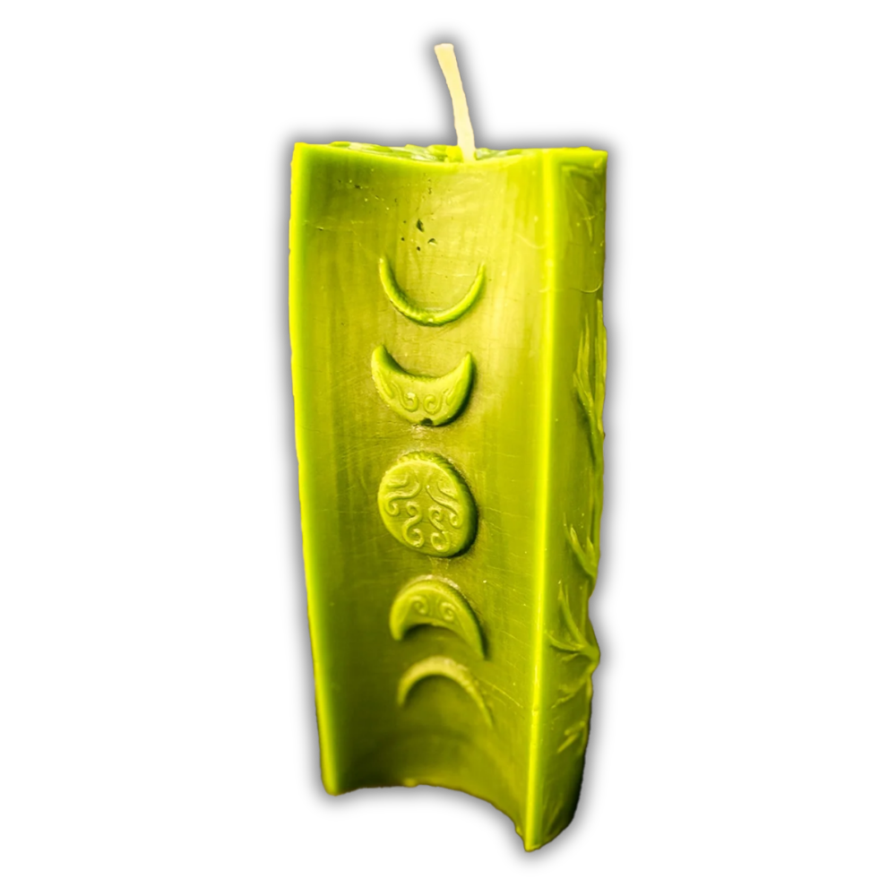Beeswax 30 Day Moon Phase Spell Candle