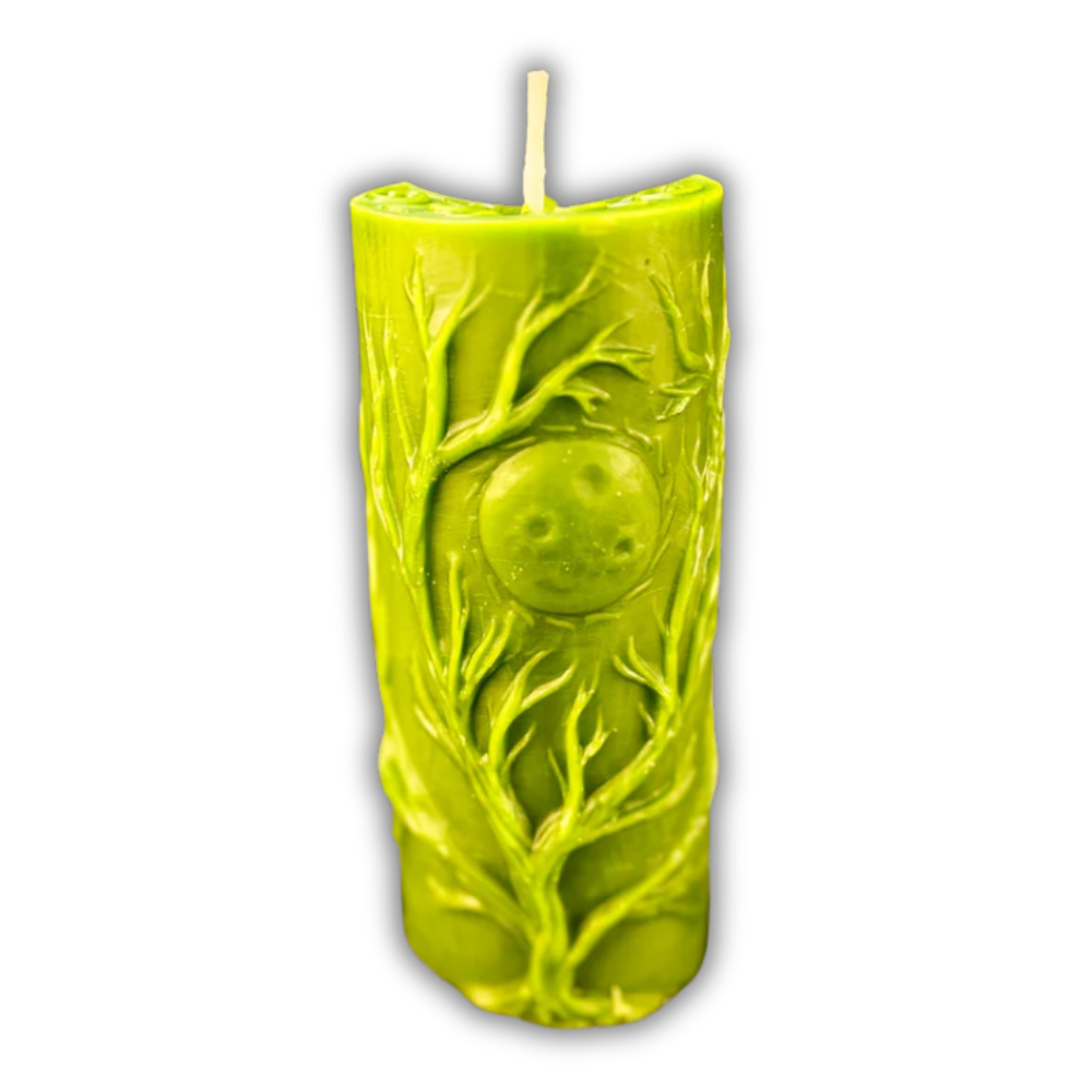 Beeswax 30 Day Moon Phase Spell Candle