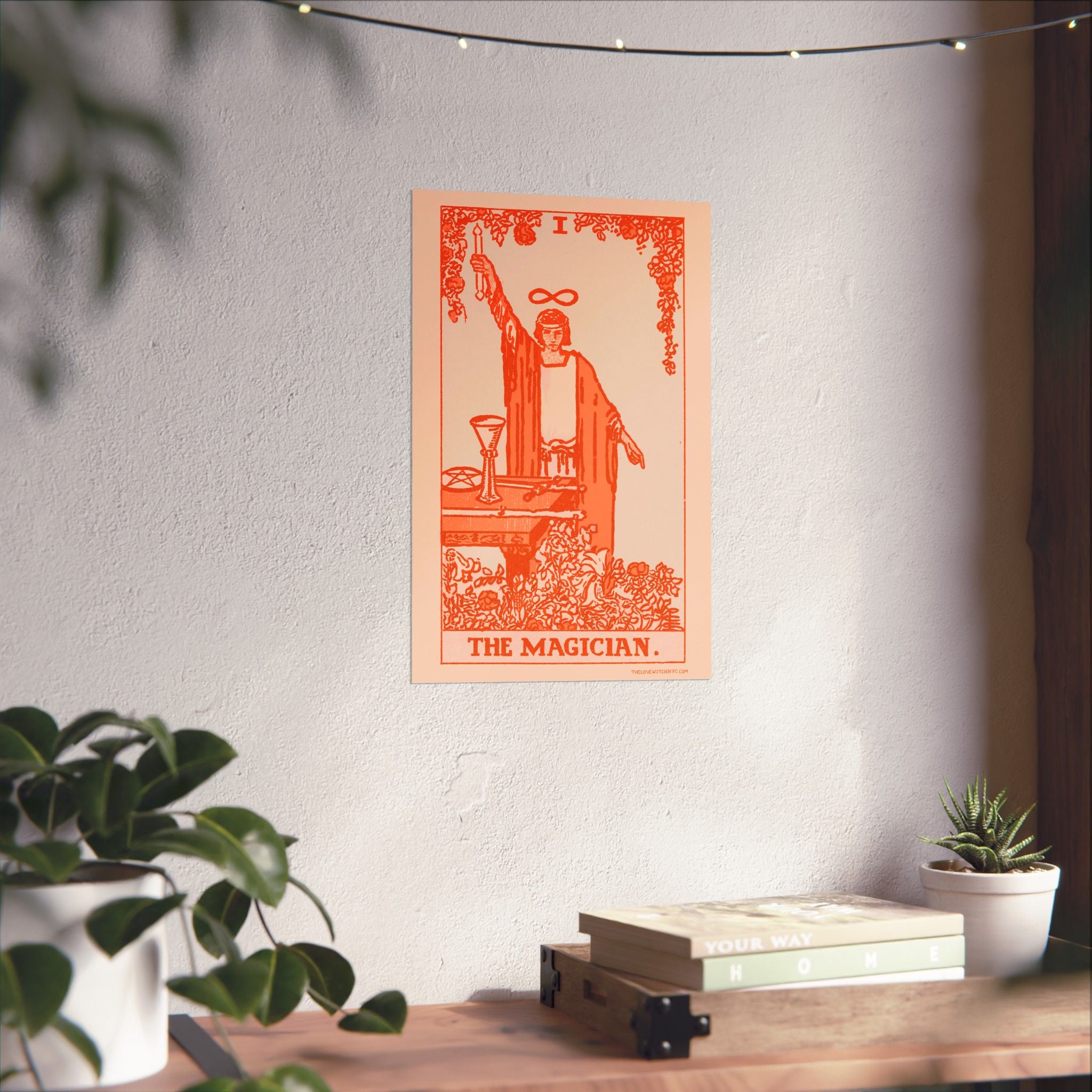 The Magician Tarot Card Poster by The Love Witch (Orange)