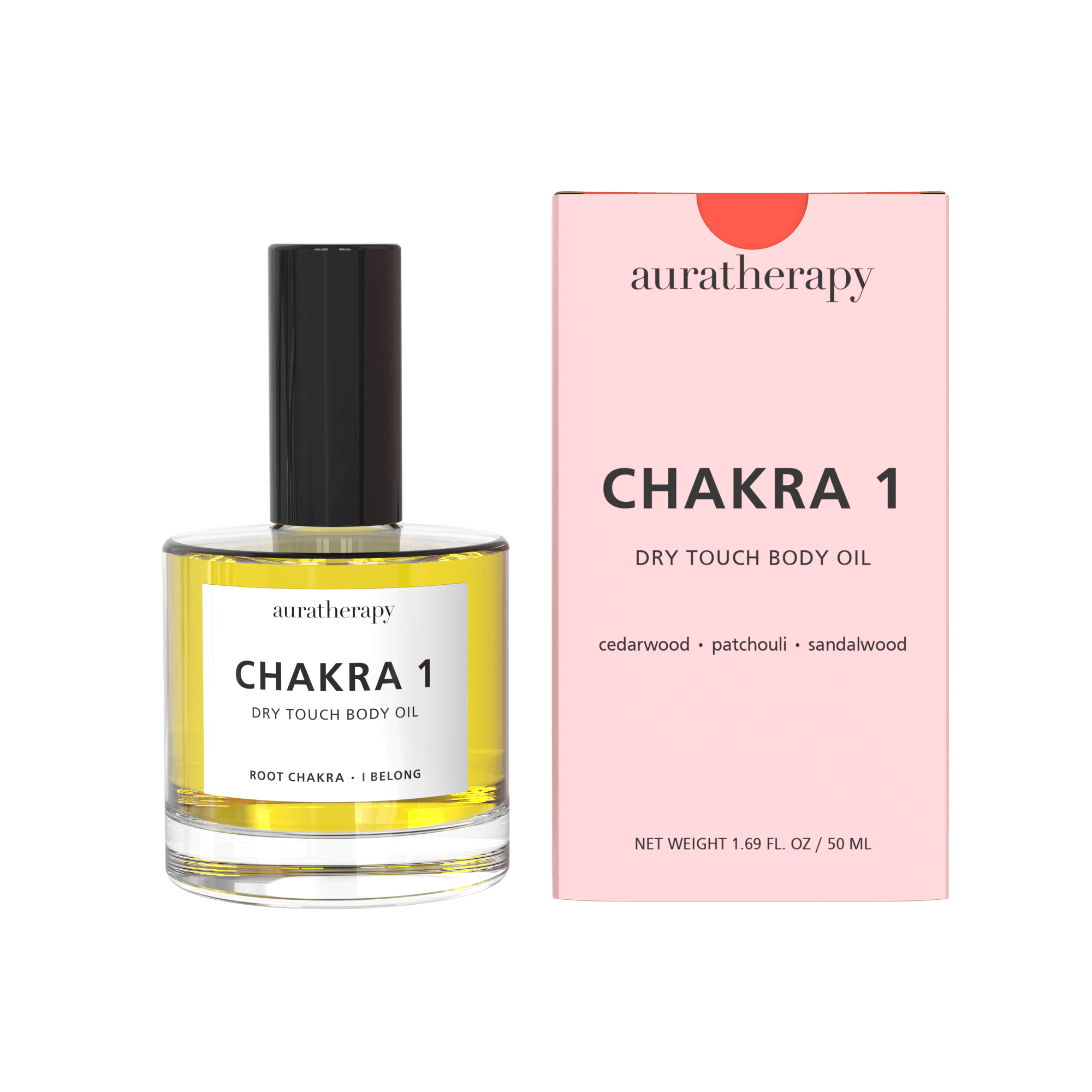Chakra 1 - Root Chakra Dry Touch Healing Body Oil