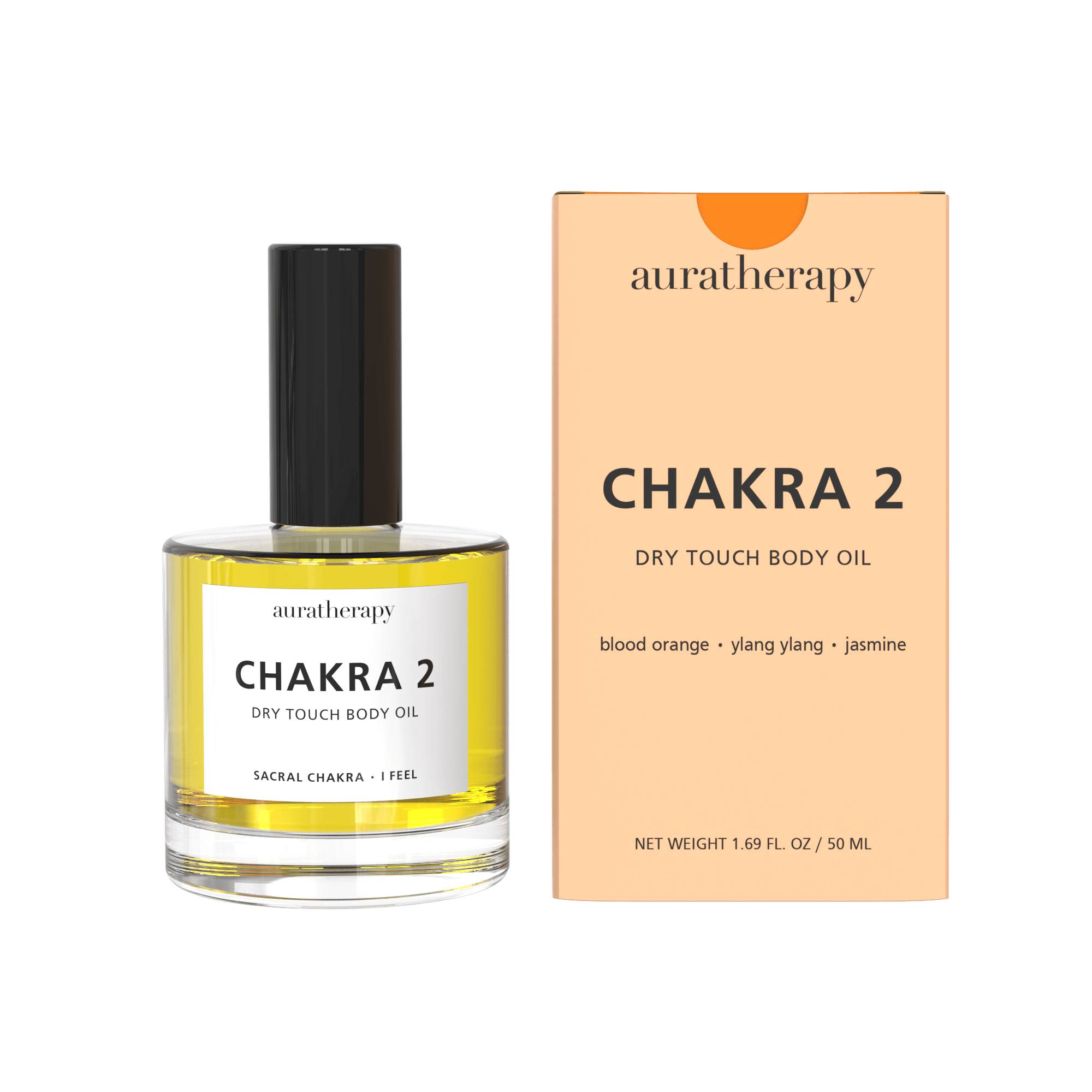 Chakra 2 - Sacral Chakra Dry Touch Healing Body Oil