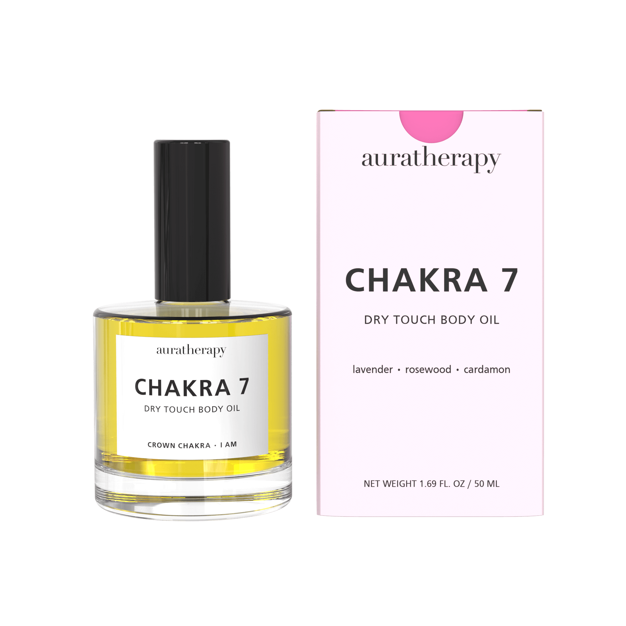 Chakra 7 - Crown Chakra Dry Touch Healing Body Oil