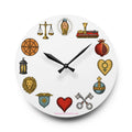 Tarot Icon Wall Clock by The Love Witch (Full Color)