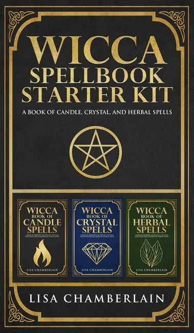 Wicca Spellbook Starter Kit: A Book of Candle, Crystal, and Herbal Spells - Hardcover