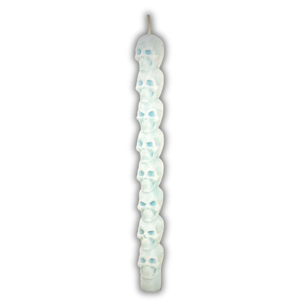 8 Day Skull Taper Spell Candle