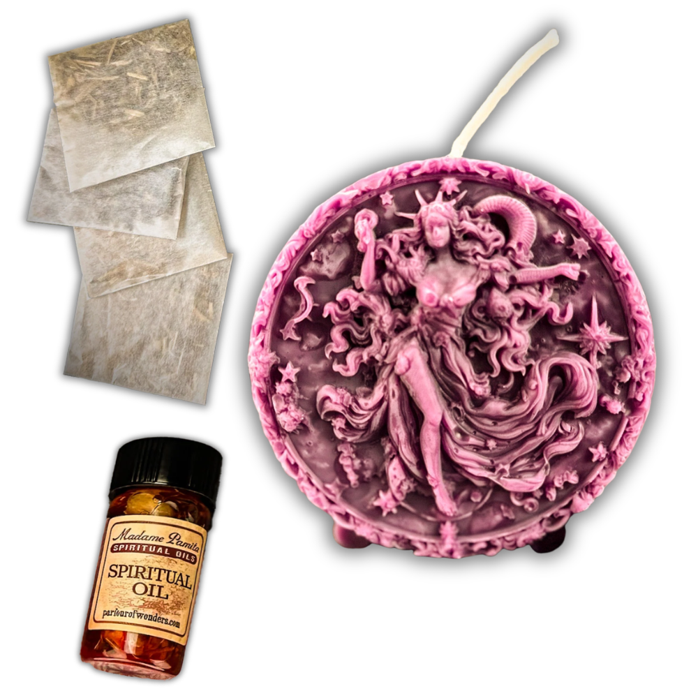 Aquarius Power Zodiac Candle Spell Kit