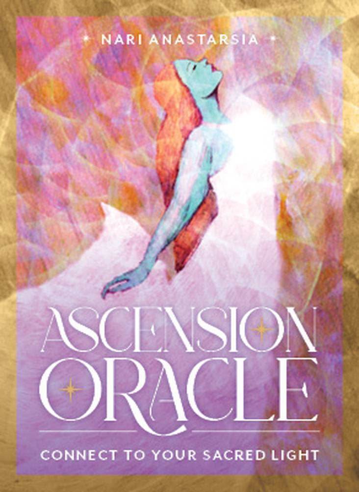 Ascension Oracle - 36 Lightworker & Spiritual Ascension Cards by Nari Anastarsia, Frequency Raising & Consciousness Expansion Deck