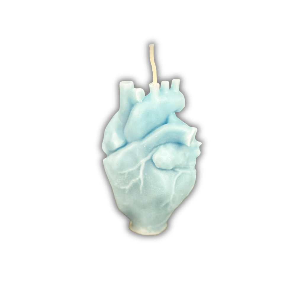 Beeswax Anatomical Heart Spell Candle