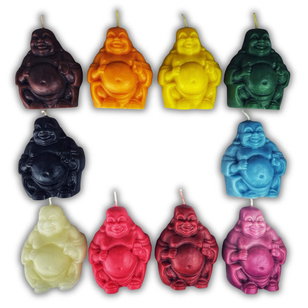 Beeswax Budai Spell Candle