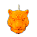 Beeswax Courageous Tiger Spell Candle