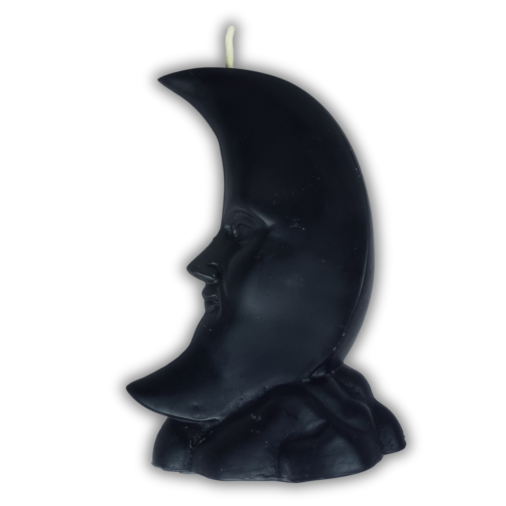 Beeswax Crescent Moon Spell Candle