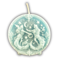 Beeswax Gemini Twins Zodiac Spell Candle