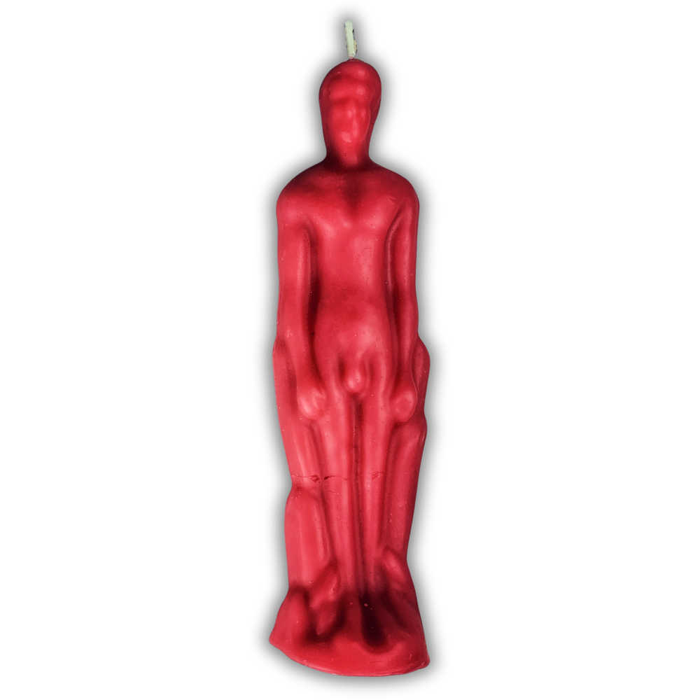 Beeswax Male Figural Spell Candle