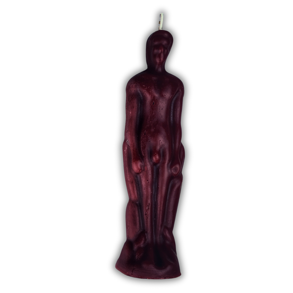 Beeswax Male Figural Spell Candle