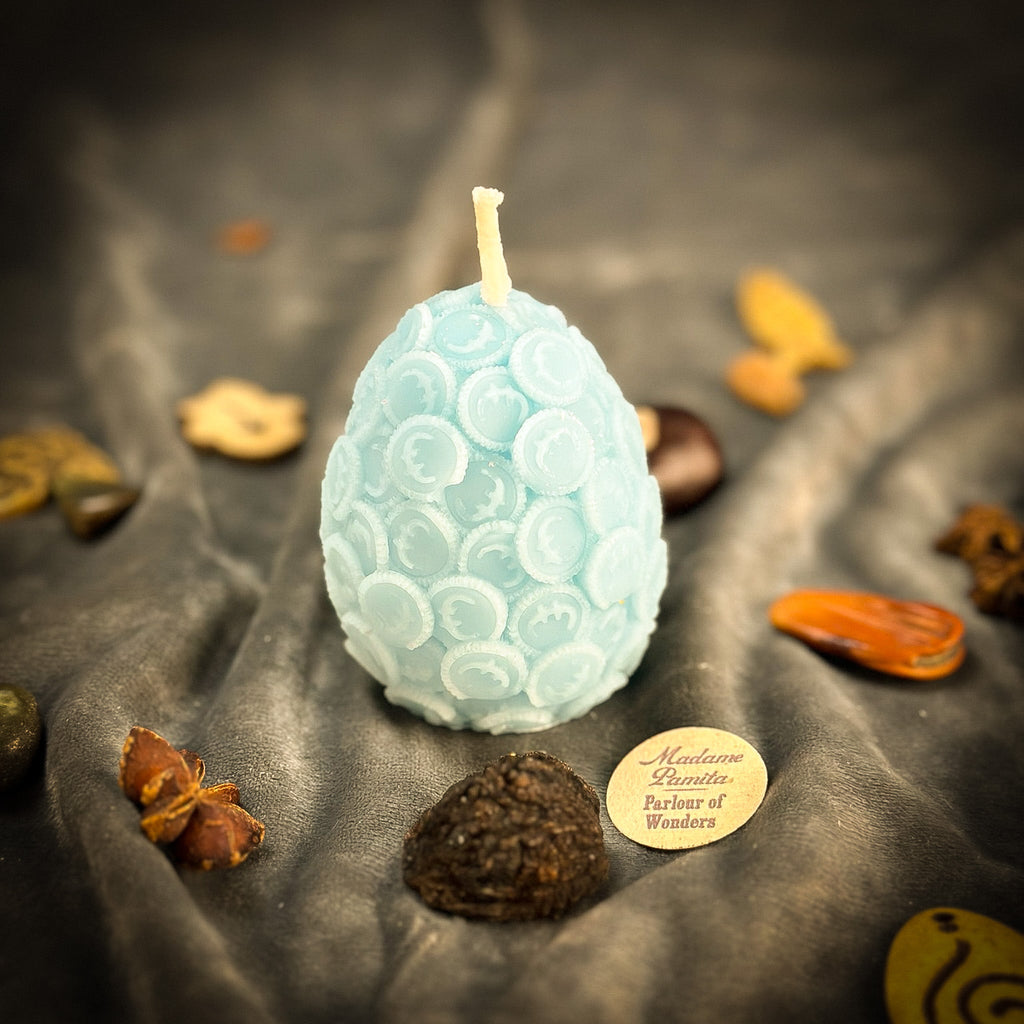 Beeswax Nest Egg Spell Candle