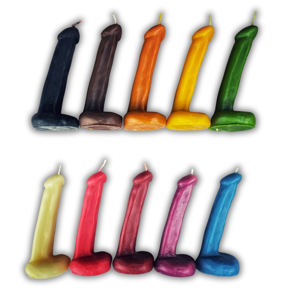 Beeswax Phallus Spell Candle