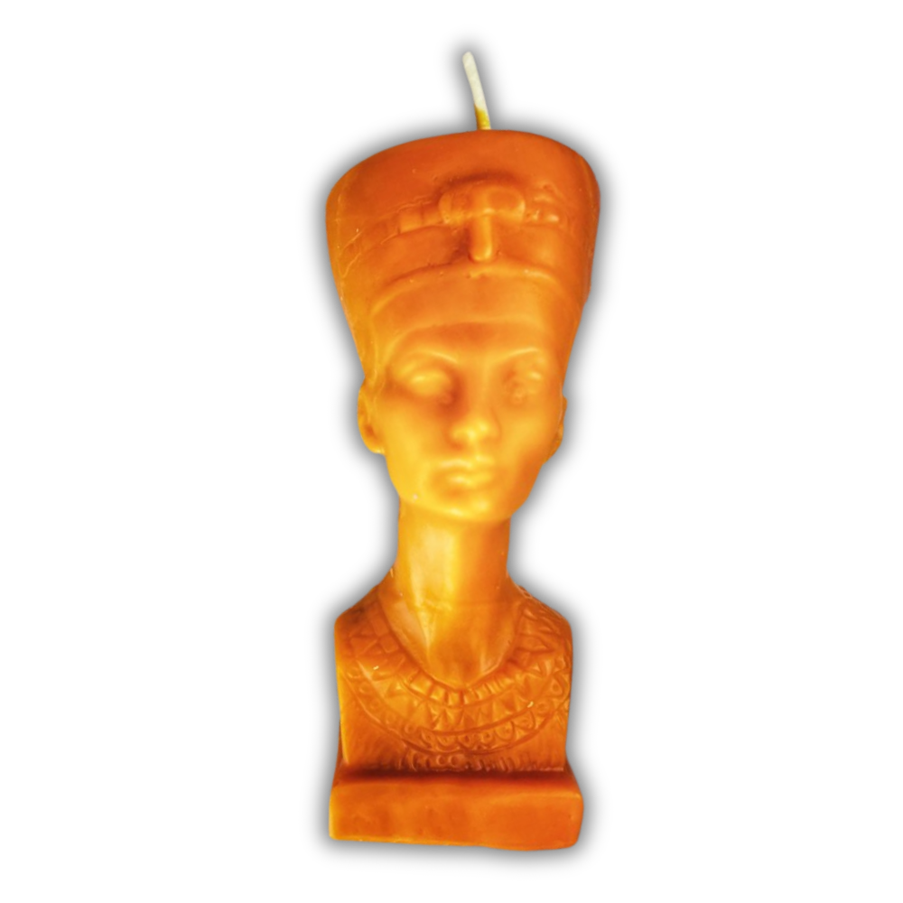 Beeswax Queen Nefertiti Spell Candle